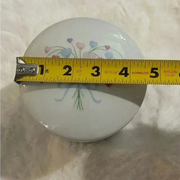 Vintage 80’s FTDA Cottagecore Floral Ceramic Jar Trinket Holder Planter Granny - Picture 6 of 12